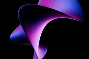Neon Flow Twist Futuristic Gradient Waves (2560x1600) Resolution Wallpaper