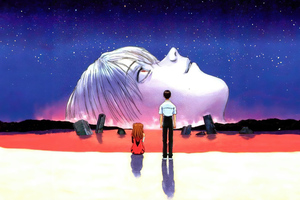 Neon Genesis Evangelion The End Of Evangelion 1997 Poster Wallpaper