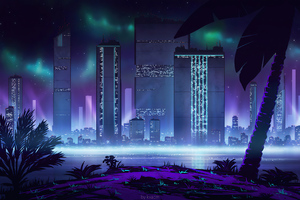 Neon Lights City Cyberpunk 4k