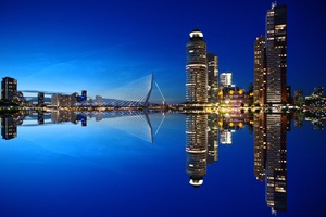 Netherlands Night City 5k (2560x1700) Resolution Wallpaper
