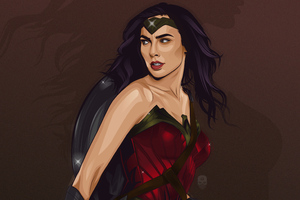New Art Of Wonder Woman (1920x1080) Resolution Wallpaper
