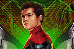 New Spiderman Far From Home (1360x768) Resolution Wallpaper