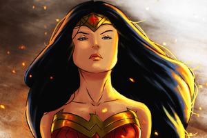 New Wonder Woman Warrior (1024x768) Resolution Wallpaper