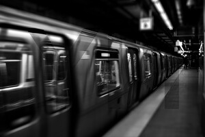 New York City Underground Subway Train Wallpaper