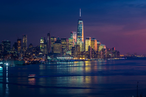 New York Skycrapper 4k Buildings Lights