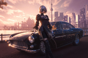 Nier Automata Fallen Angel (1920x1080) Resolution Wallpaper