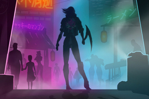 Night City Cyberpunk 2077 5k (1600x900) Resolution Wallpaper