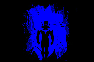 Nightwing Minimal (1366x768) Resolution Wallpaper