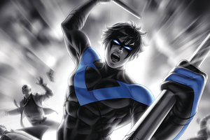 Nightwing Variant Cover 5k