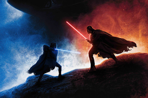 Obi Wan Kenobi Poster (2932x2932) Resolution Wallpaper