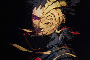 Obito Uchiha Masked Avenger (320x240) Resolution Wallpaper