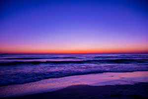 Ocean During Dawn 5k (2560x1024) Resolution Wallpaper