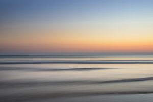 Ocean Horizon Sunset Wave Minimalism