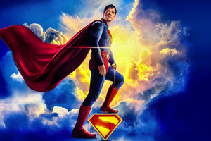 Official New Retro Style Superman (3840x2160) Resolution Wallpaper