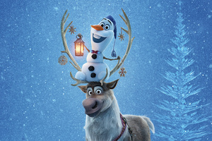 Olafs Frozen Adventure 4k (1600x1200) Resolution Wallpaper