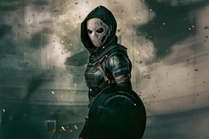 Olga Kurylenko As Taskmaster In Thunderbolts Movie (2932x2932) Resolution Wallpaper