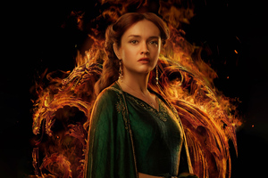 Olivia Cooke As Alicent Hightower In House Of The Dragon 5k Wallpaper