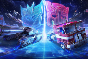 Optimus Prime X Megatron Pubg Mobile (2048x2048) Resolution Wallpaper