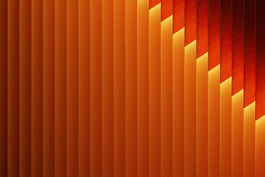 Orange 3d Abstract 4k