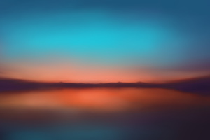 Orange Sunset Blur Minimalist 5k