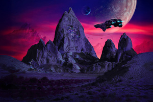 Orbit City Shadows Wallpaper