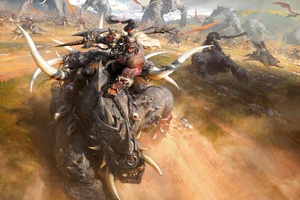 Orc In War Artwork (1400x900) Resolution Wallpaper