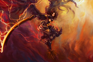 Overclocked Angel Of Destruction (1440x900) Resolution Wallpaper