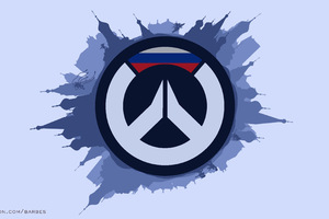Overwatch 4k Minimalism Logo Artwork
