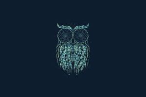 Owl Art (1600x1200) Resolution Wallpaper