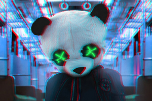Panda Face Mask Train
