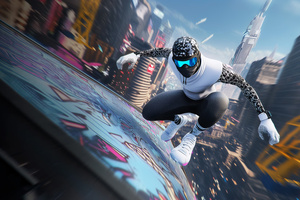 Parkour On Rooftops (1366x768) Resolution Wallpaper