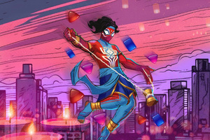 Pavitr Prabhakar Spiderman 4k (2932x2932) Resolution Wallpaper