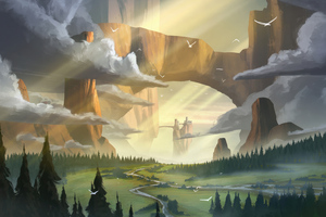 Peaks And Valleys (3840x2400) Resolution Wallpaper