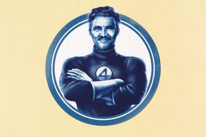 Pedro Pascal As Mister Fantastic In The Fantastic Four First Steps (2048x2048) Resolution Wallpaper