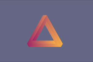 Penrose Triangle (2560x1700) Resolution Wallpaper