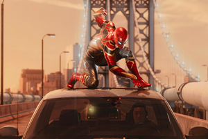 Peter Parker In Marvels Spider Man Game (3440x1440) Resolution Wallpaper
