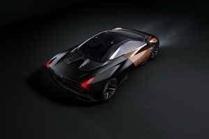 Peugeot Onyx Concept Rear View (1336x768) Resolution Wallpaper