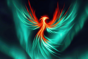 Phoenix In The Sky (2560x1600) Resolution Wallpaper