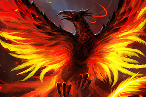 Phoenix The Red Bird 4k