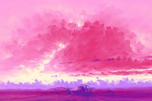 Pink Twilight Wallpaper