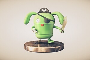 Pirate Android (1600x900) Resolution Wallpaper