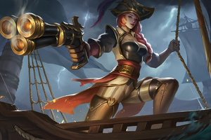 Pirate Girl With Gun 4k (2560x1440) Resolution Wallpaper