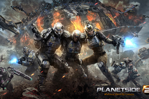 Planetside Game (2048x1152) Resolution Wallpaper