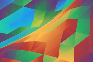 Plasma Colorfull Triangle 4k