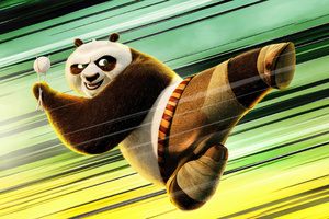 Po In Kung Fu Panda 4 Movie (1360x768) Resolution Wallpaper