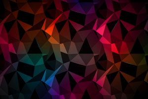 Poly Shapes Joint 8k Wallpaper