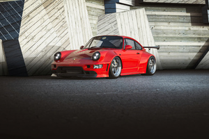 Porsche 911 964 Widebody Bodykit Wallpaper