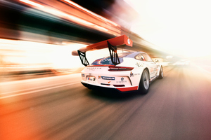 Porsche 911 Gt3 Cup Rear View 4k Wallpaper