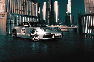 Porsche 918 In Dubai (2932x2932) Resolution Wallpaper