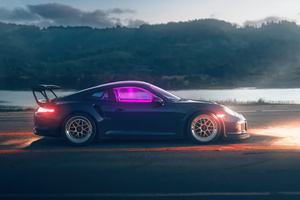 Porsche Retro (1366x768) Resolution Wallpaper